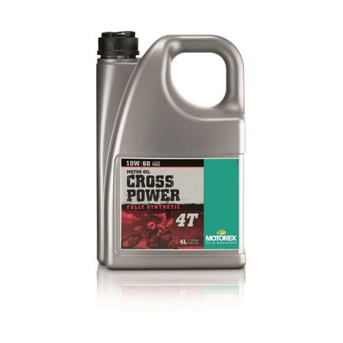שמן מנוע מוטורקס 4 פעימות 10W60 נפח 4 ליטר - MOTOREX CROSS POWER 4T 4L