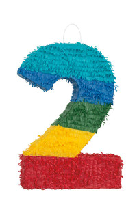 פיניאטה הספרה 2 צבעוני