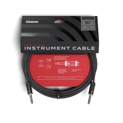 זוית נוספת D'Addario American Stage Instrument Cable 6'