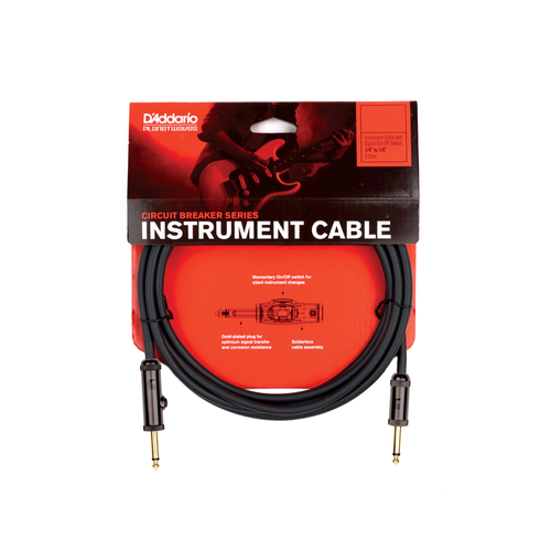 זוית נוספת D'Addario Circuit Breaker Instrument Cable 3'