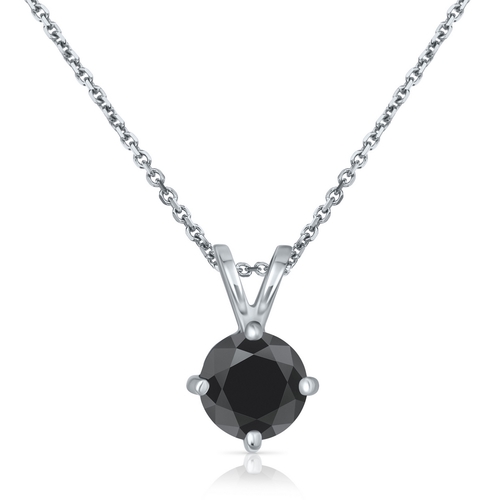 תליון יהלומים Fancy Black Adi