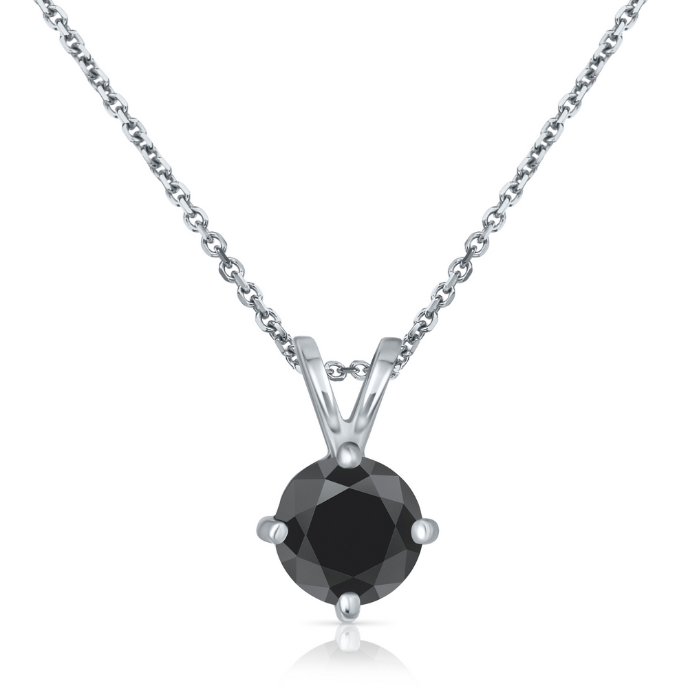תליון יהלומים Fancy Black Adi