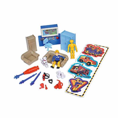 תחנת כיבוי גדולה של סמי הכבאי עם אורות וצלילים