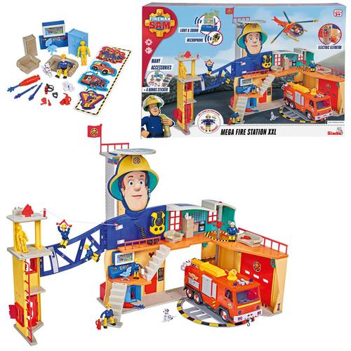 תחנת כיבוי גדולה של סמי הכבאי עם אורות וצלילים