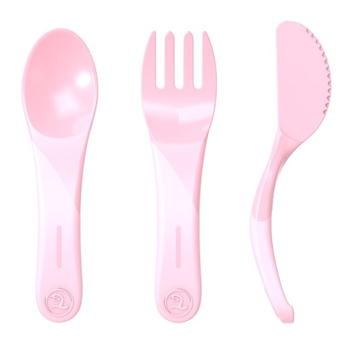 סט הסכו”ם הראשון שלי 3 חלקים לגיל 6 חודשים ומעלה – ורוד