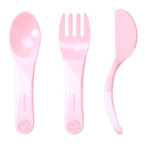 סט הסכו”ם הראשון שלי 3 חלקים לגיל 6 חודשים ומעלה – ורוד