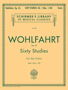 WOHLFAHRT – 60 STUDIES, OP. 45 – BOOK 1
