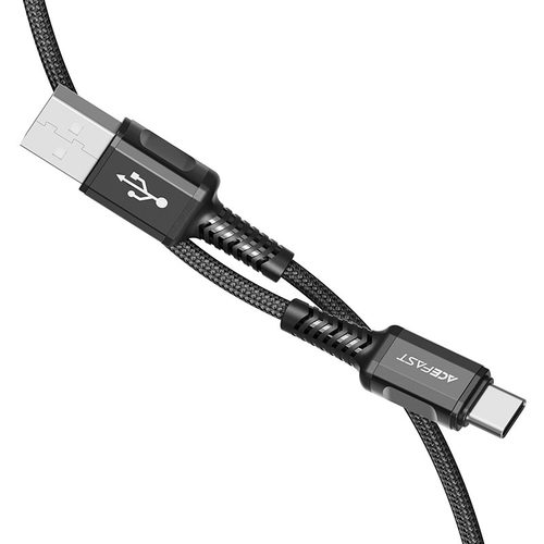 כבל טעינה ודאטה שחור AceFast C1-04 USB-A To Type-C