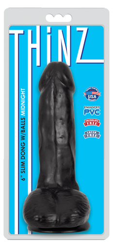 דילדו שחור איכותי PVC גודל 15.2  ס