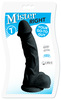 דילדו שחור איכותי PVC גודל 23.5  ס"מ XR Brands - Mister Right
