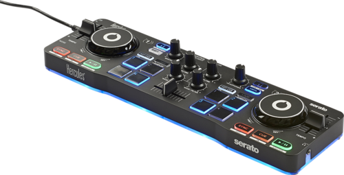 קונטרולר קומפקטי DJControl Starlight מבית Hercules DJ