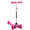 קורקינט עם אורות בגלגלים וכידון מתכוונן ל-3 מצבי גובה Cool SCOOTER - ורוד