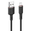 כבל טעינה ודאטה שחור AceFast C2-02 USB-A To Lightning