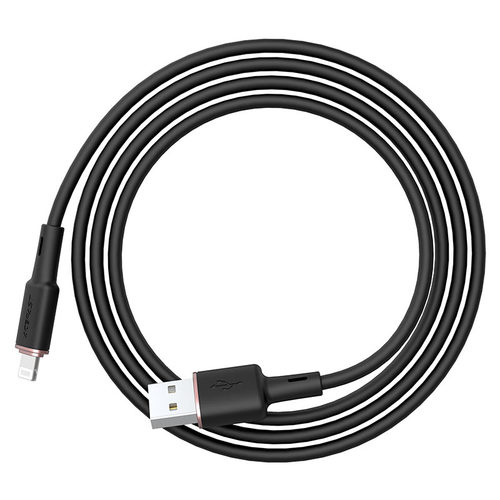 כבל טעינה ודאטה שחור AceFast C2-02 USB-A To Lightning