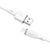 כבל טעינה ודאטה לבן AceFast C2-02 USB-A To Lightning