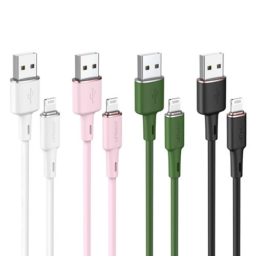 כבל טעינה ודאטה לבן AceFast C2-02 USB-A To Lightning