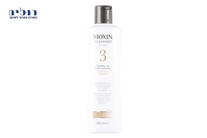 שמפו ניוקסין 3 - NIOXIN SHAMPOO 300 ML- קלינסק לשיער דק ועדין ודליל .