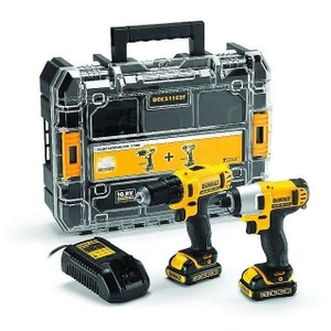 סט נטען 12V אימפקט + מברגה מקדחה + 2 סוללות DCK211D2T DCK211D2T 2Ah