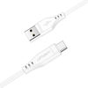 כבל טעינה ודאטה לבן AceFast C3-04 USB-A To Type-C TPE