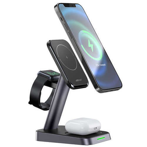 מטען אלחוטי מהיר 3 ב-1 AceFast E3 Wireless Charger