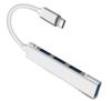 מפצל USB3.0 עם חיבור USB C ל-4 חיבורי USB3.0