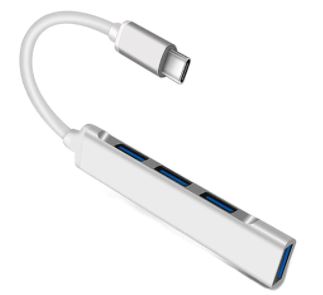 מפצל USB3.0 עם חיבור USB C ל-4 חיבורי USB3.0