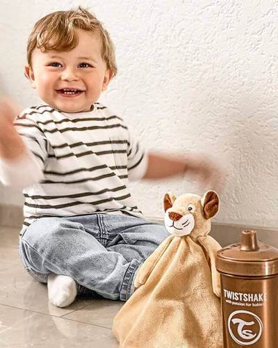 בובת שמיכי מקטיפה רכה - דב