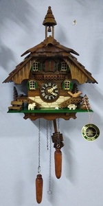 שעון קוקייה היער השחור BLACK FOREST תוצרת גרמניה 445QM