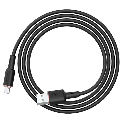 כבל טעינה ודאטה שחור AceFast C2-04 USB-A To Type-C