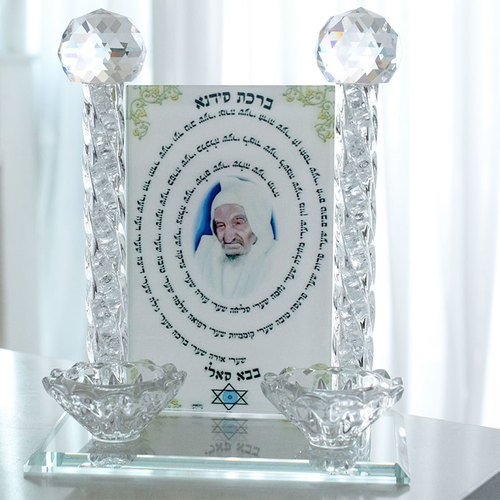 פמוטים קריסטל שבת 