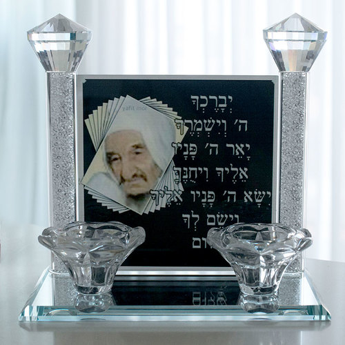 פמוטים קריסטל שבת 