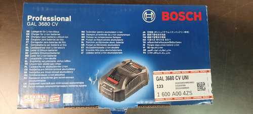 מטען מהיר בוש, מתאים לכל סוללות בוש-GAL 3680 CV BOSCH Professional