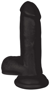 דילדו שחור כמו אמיתי LifeLike באורך 15.2 ס"מ XR Brands - Jock