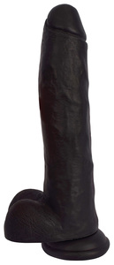 דילדו שחור בומבסטי LifeLike באורך 29.2 ס"מ מסדרת XR Brands - Jock