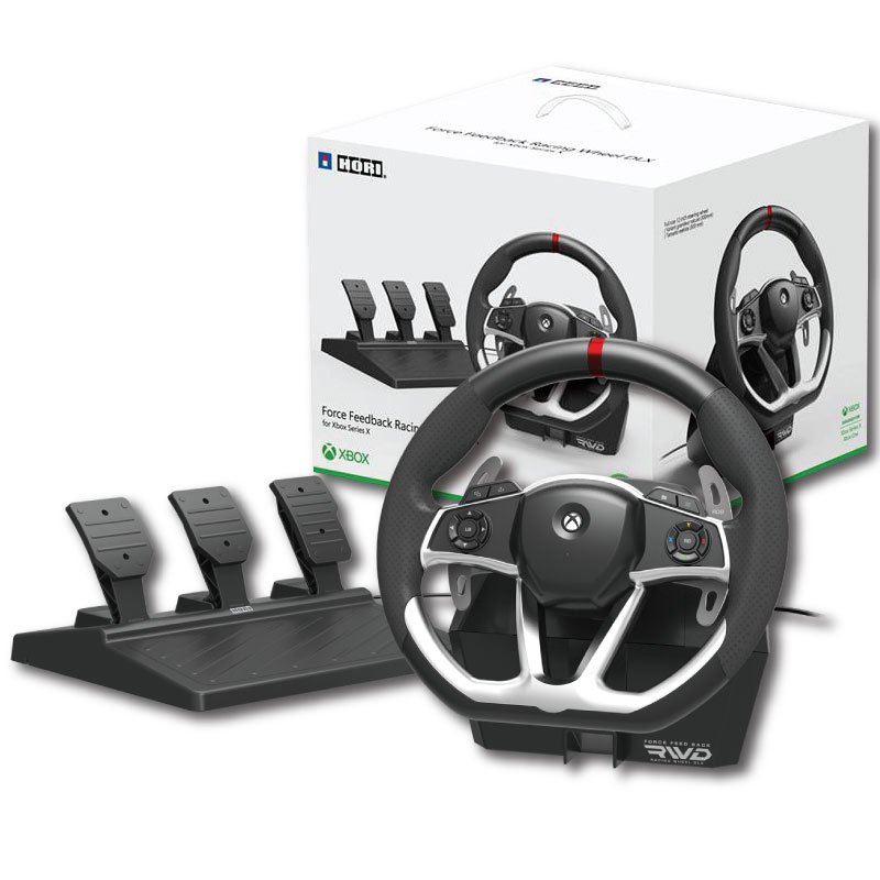 HORI XBOX/PC FORCE FEEDBACK RACING WHEEL DLX