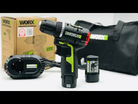 מברגה / מקדחה נטענת 12V + שתי סוללות 1.3AH WORX