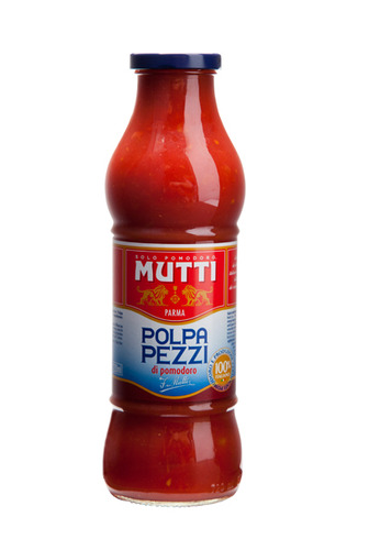 קוביות עגבניות מובחרות  700 גר' POLPA RUSTICA MUTTI