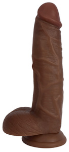 דילדו חום בומבסטי LifeLike באורך 23 ס"מ מסדרת XR Brands - Jock