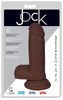 דילדו חום כמו אמיתי LifeLike באורך  15.2 ס"מ XR Brands - Jock 