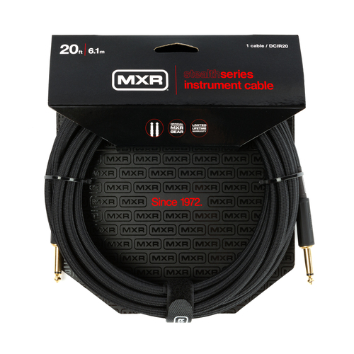 כבל 6 מטר MXR DCIR20 STEALTH PL-PL silent switch
