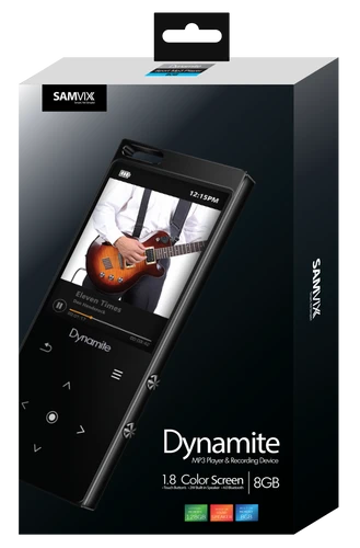 נגן Samvix Dynamite 8GB שחור