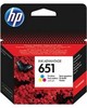 ראש דיו מקורי צבעוני HP 651 C2P11AE