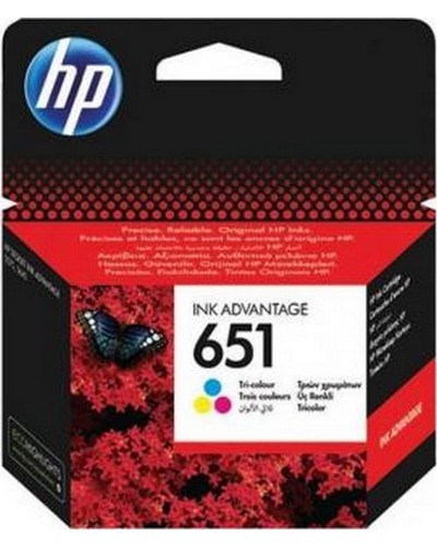 ראש דיו מקורי צבעוני HP 651 C2P11AE