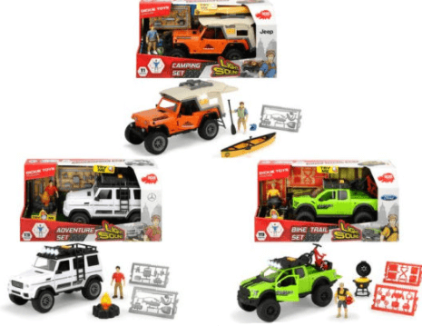 סט הרפתקאות אורות וצלילים Playlife כולל ג'יפ מרצדס נפתח, דמות חוקר זזה ועוד 13 אביזרים