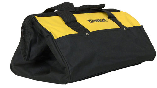 תיק כלי עבודה מקצועי מתוצרת דיוולט, עם תחתית קשיחה