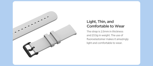 רצועה לבנה  AMAZFIT STRAP 20 MM WHITE
