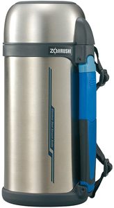 תרמוס גדול לשתיה חמה וקרה שומר חום 24 שעות ZOJIRUSHI 1,5L  ISOSTEEL