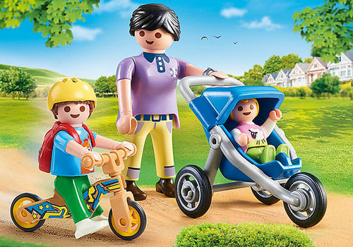 אמא עם ילדים Playmobil 70284