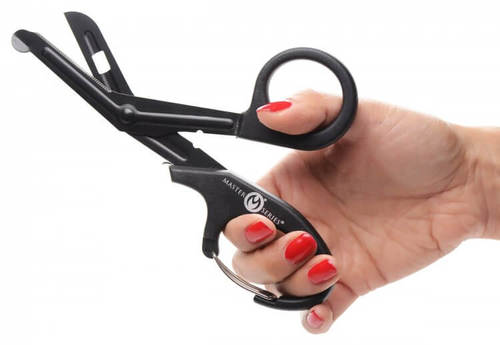 מספריים למשחקי תפקיד רפואי XR Brands - Snip Heavy Duty Bondage Scissors with Clip