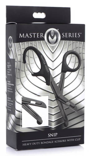 מספריים למשחקי תפקיד רפואי XR Brands - Snip Heavy Duty Bondage Scissors with Clip